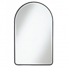 Зеркало в ванную 95 см арочной формы в чёрной раме Arch M Black (Арч) Smal 60*97 см 